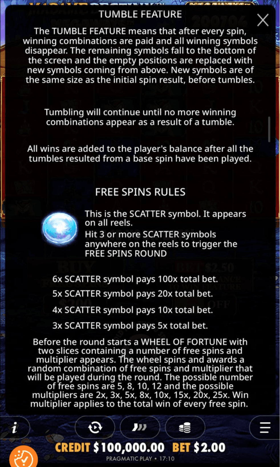 Madame Destiny Megaways Bonus and Key Features.png