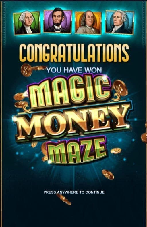 Magic Money Maze Bonus and Key Features 