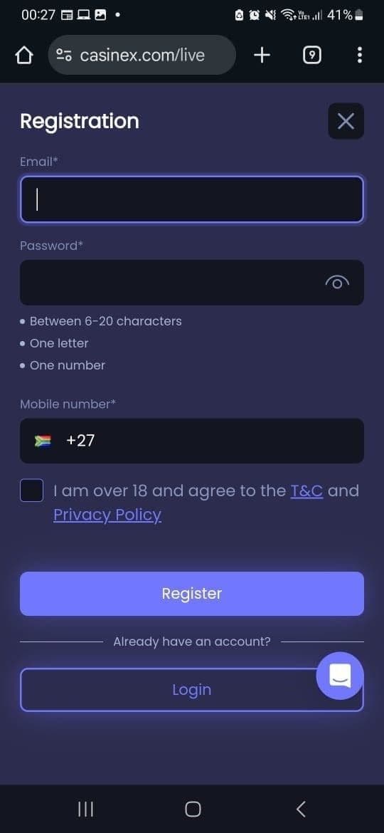 Deposit Guide on Casinex 