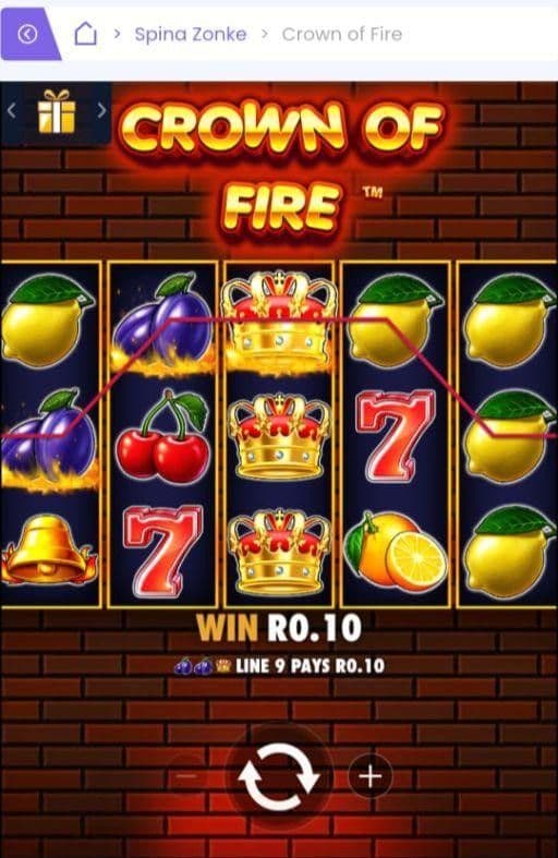 Mobile Play Experience crown of fire