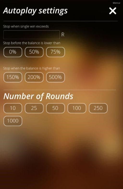 Mobile Play Experience mental slot