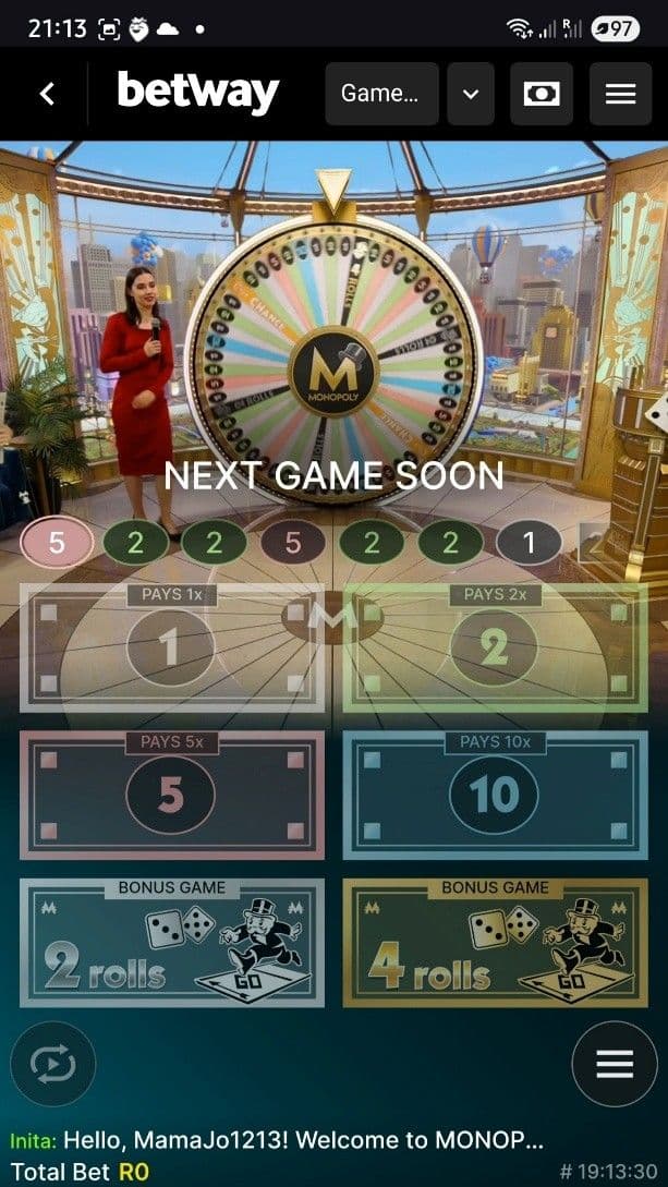 Monopoly Live Wheel Layout & Segment Distribution