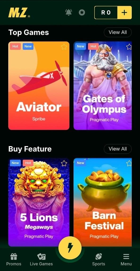 Mzansibet Casino Review