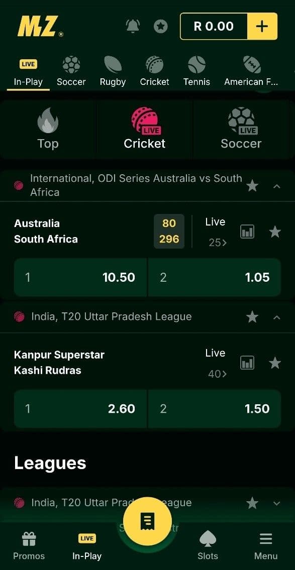 Mzansibet Sports Betting Review 