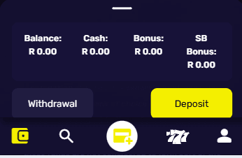   Navigate to the Cashier hypercasino