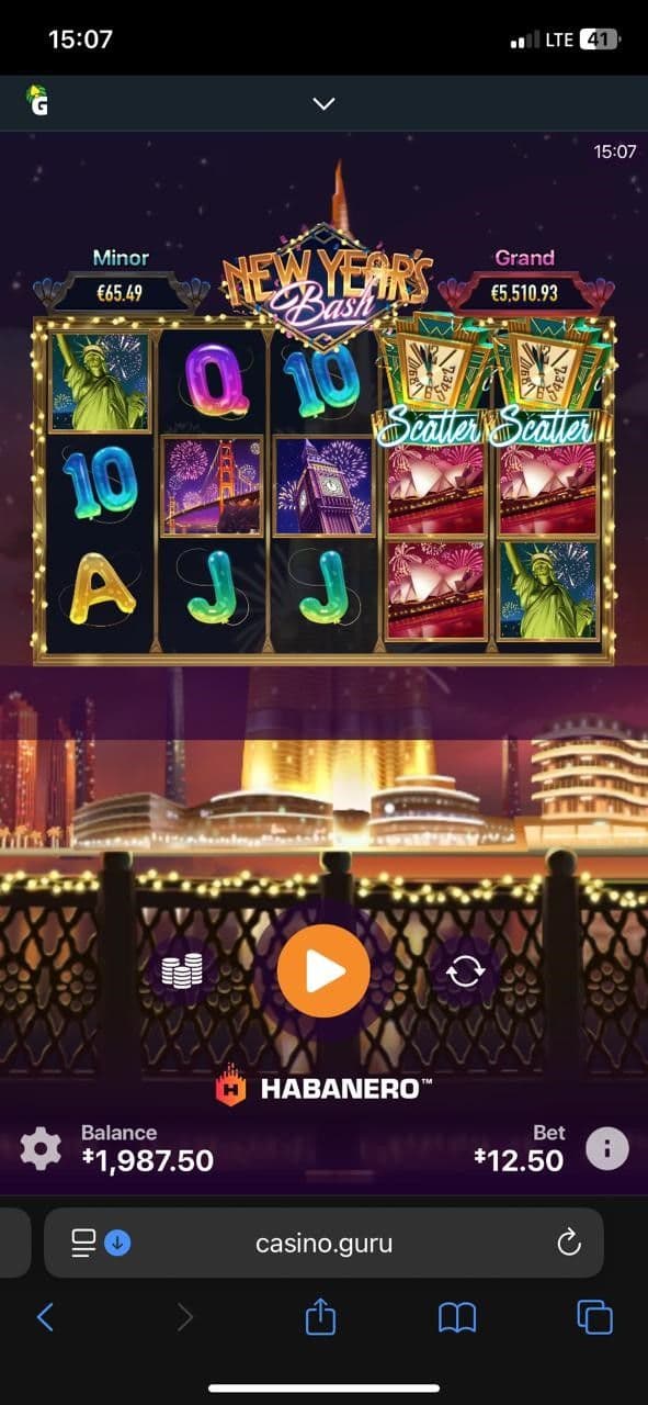 New Year's Bash Demo Version and Free Play 