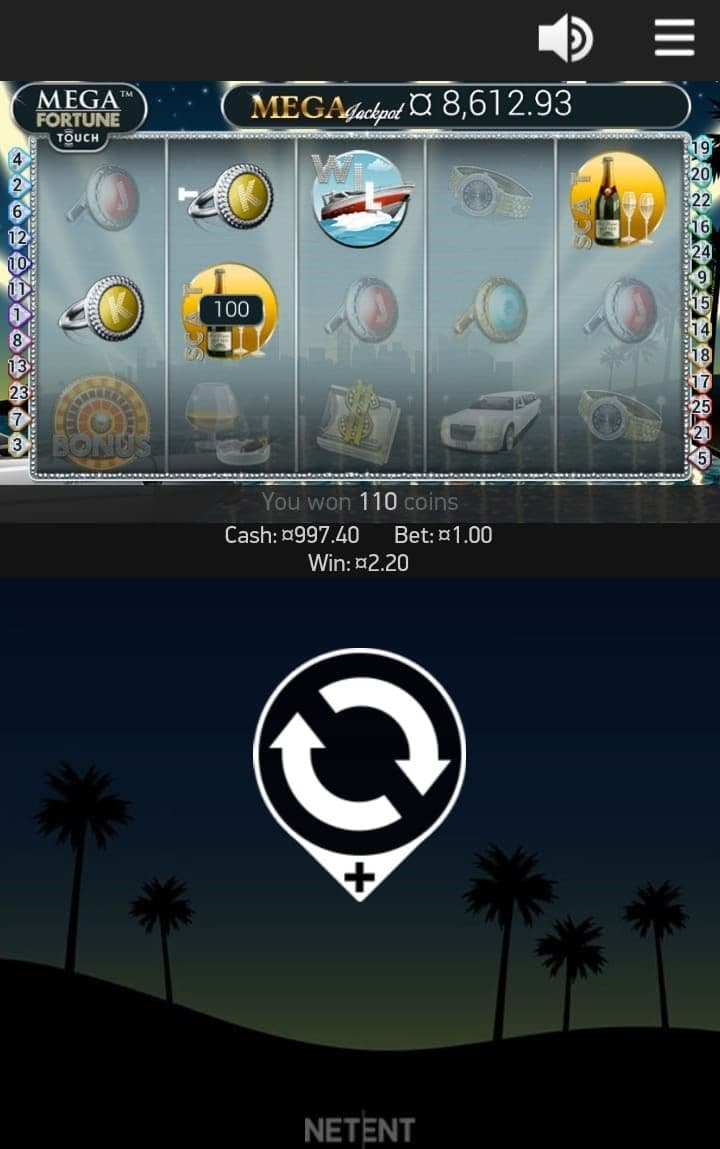 Observe the reels for any wins. 