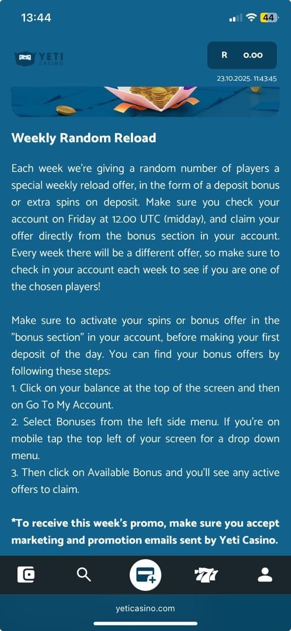 Other Promotions and Limited-Time Offers 