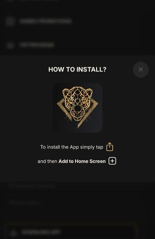 PantherBet Mobile Experience.