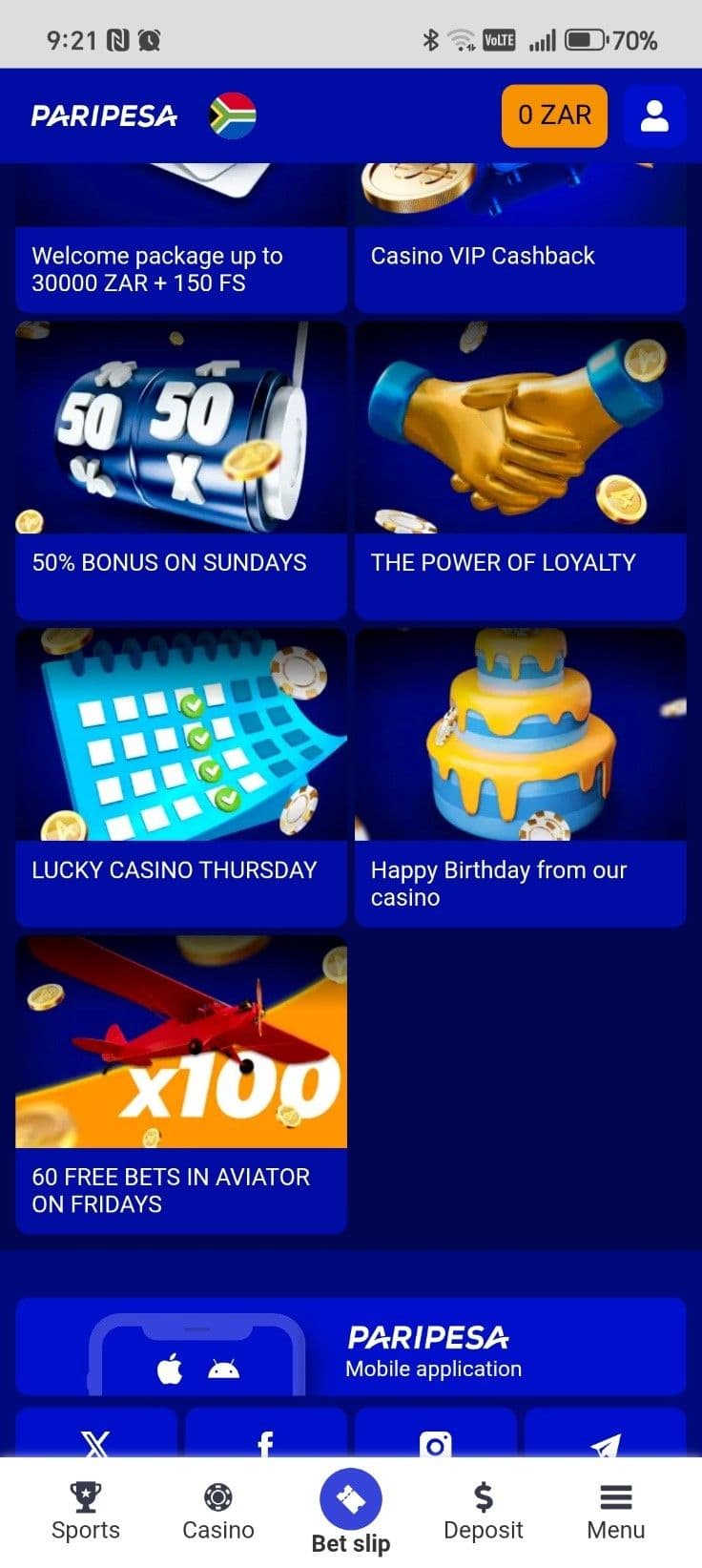 Paripesa Sports Betting Promotions