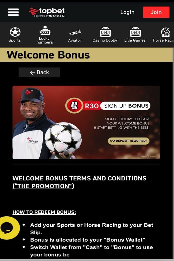 Place qualifying bets