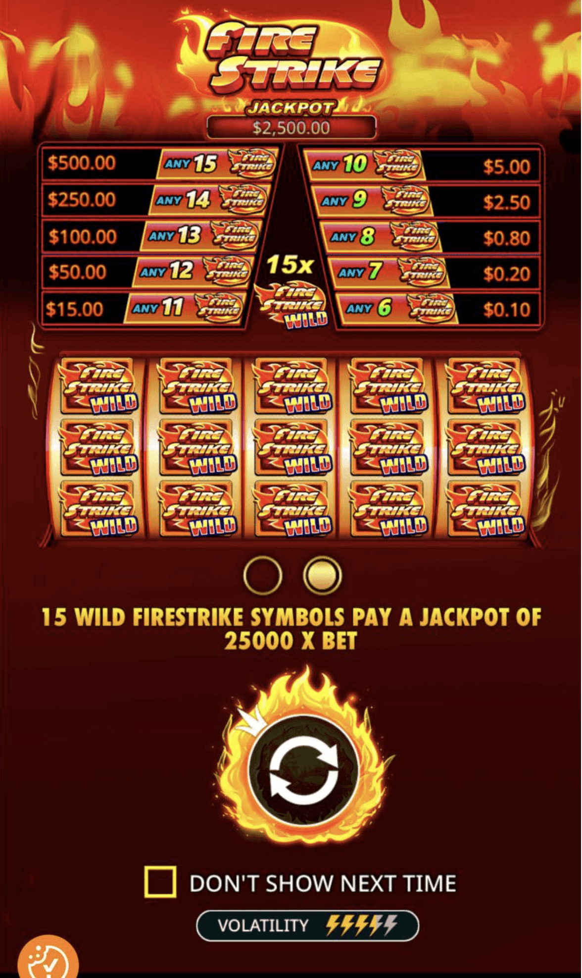 Fire Strike Slot for Real Money Playing Guide