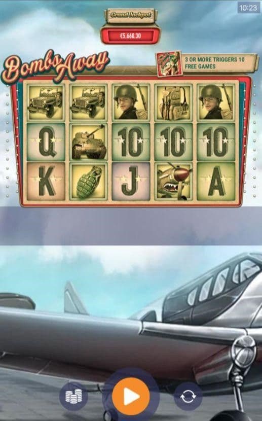 Press the Spin button to set the reels in motion. 