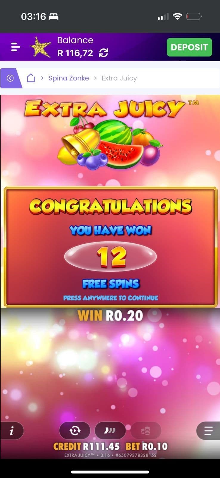 Progressive Multiplier Free Spins