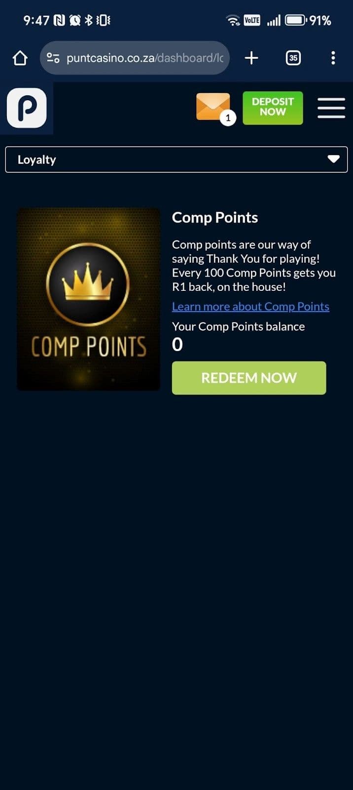 Punt Casino VIP Club & Loyalty Program 