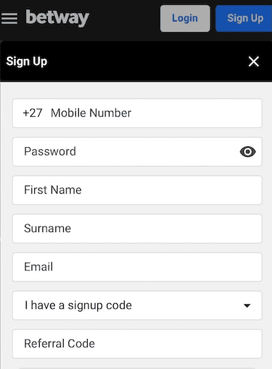 Register your account