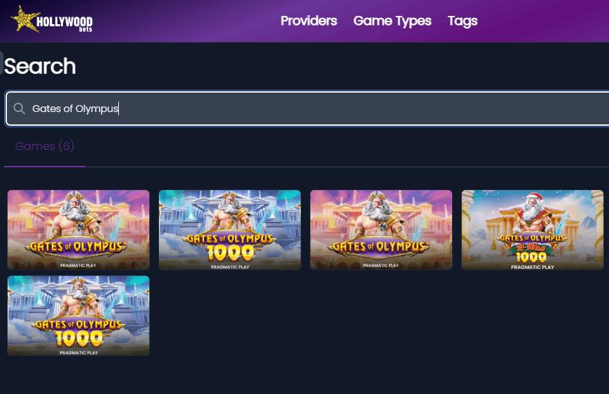 Search for the slot!