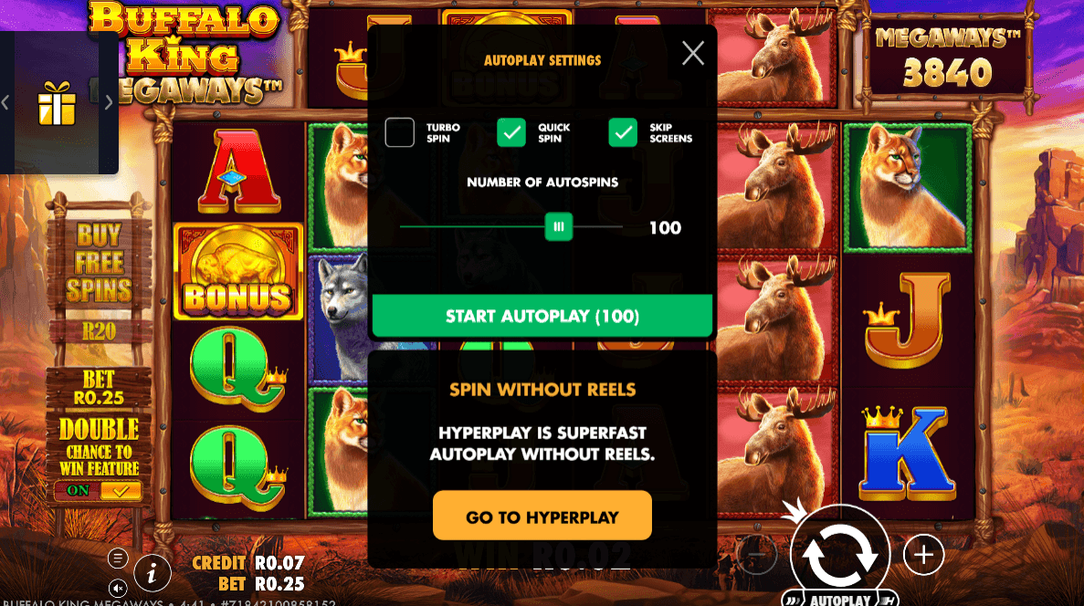 Set up autoplay and a stop-loss limit 