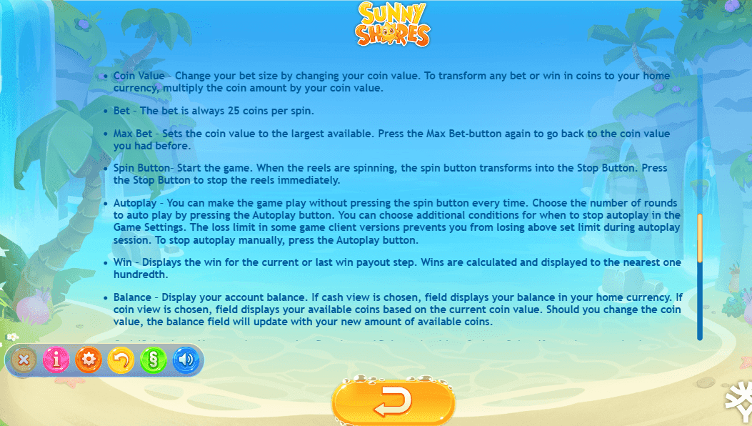 Set your bet size within your budget.