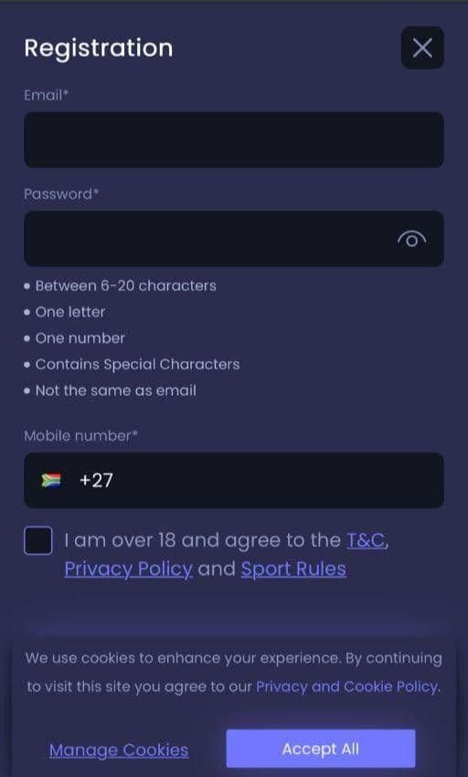 Sign Up Guide at BetNeptune