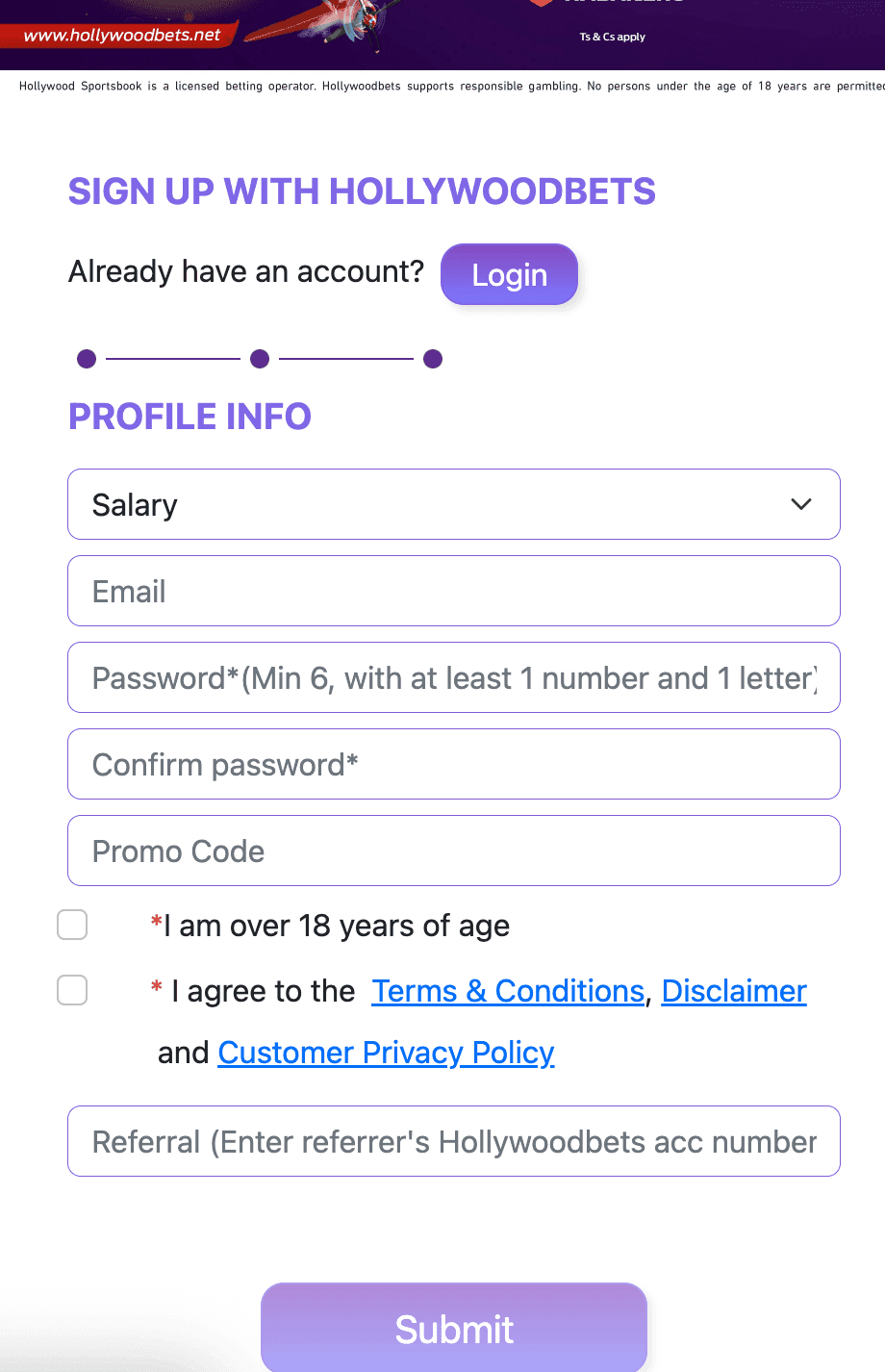 Sign up with your SA ID and verify your account.