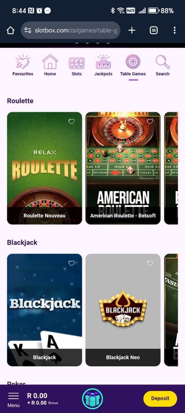 Slotbox Poker 