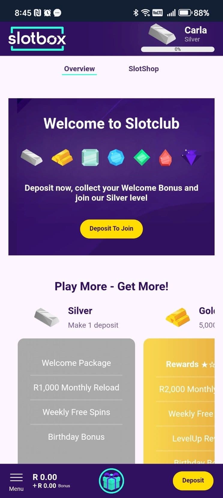 Slotbox VIP Club & Loyalty Program 