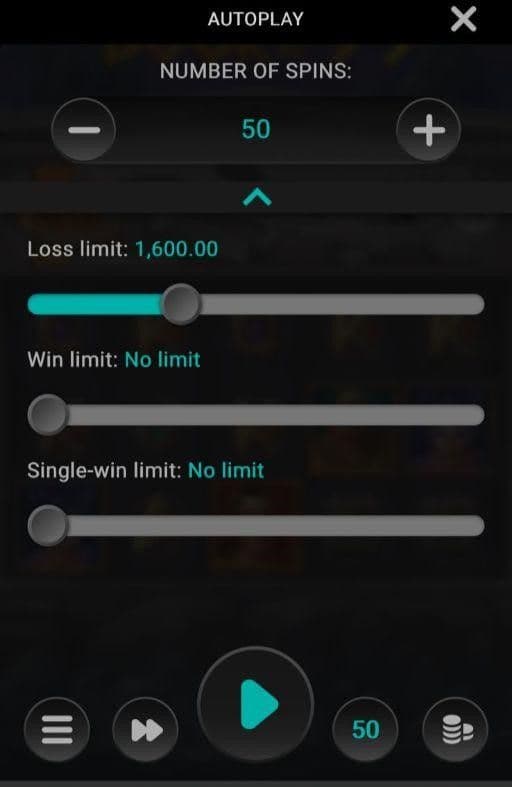 Start spinning manually with the large spin button 