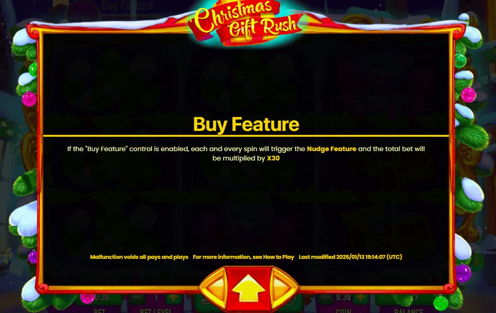 The buy feature is also explained