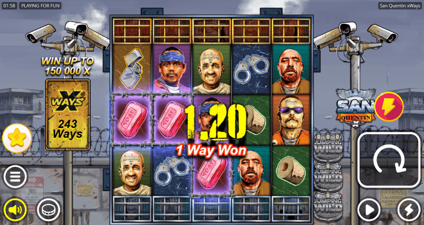 The counter updates as symbols split