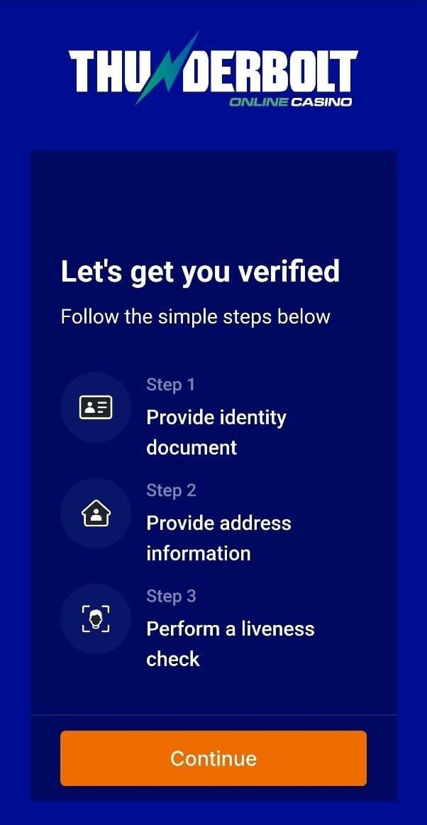 Thunderbolt Casino Registration Guide