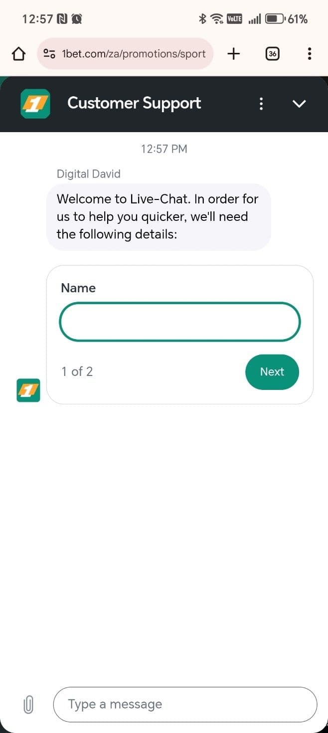 Wait for an agent to connect with you