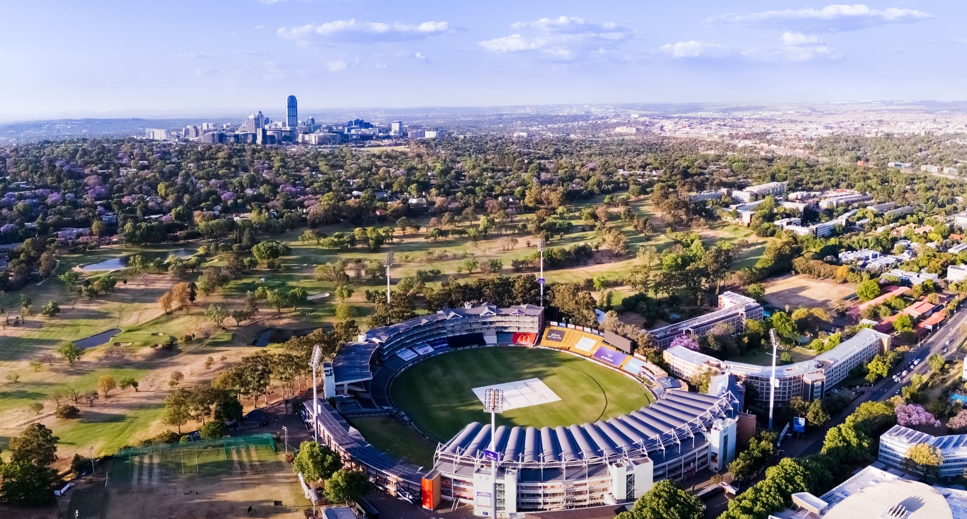 Wanderers Stadium in Johannesburg 