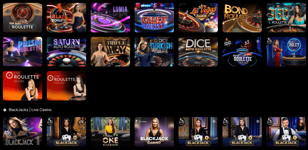 Wanejobets Live Casino