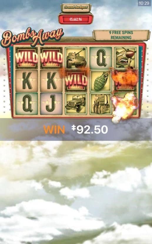 Watch for the Gold Bomb. 