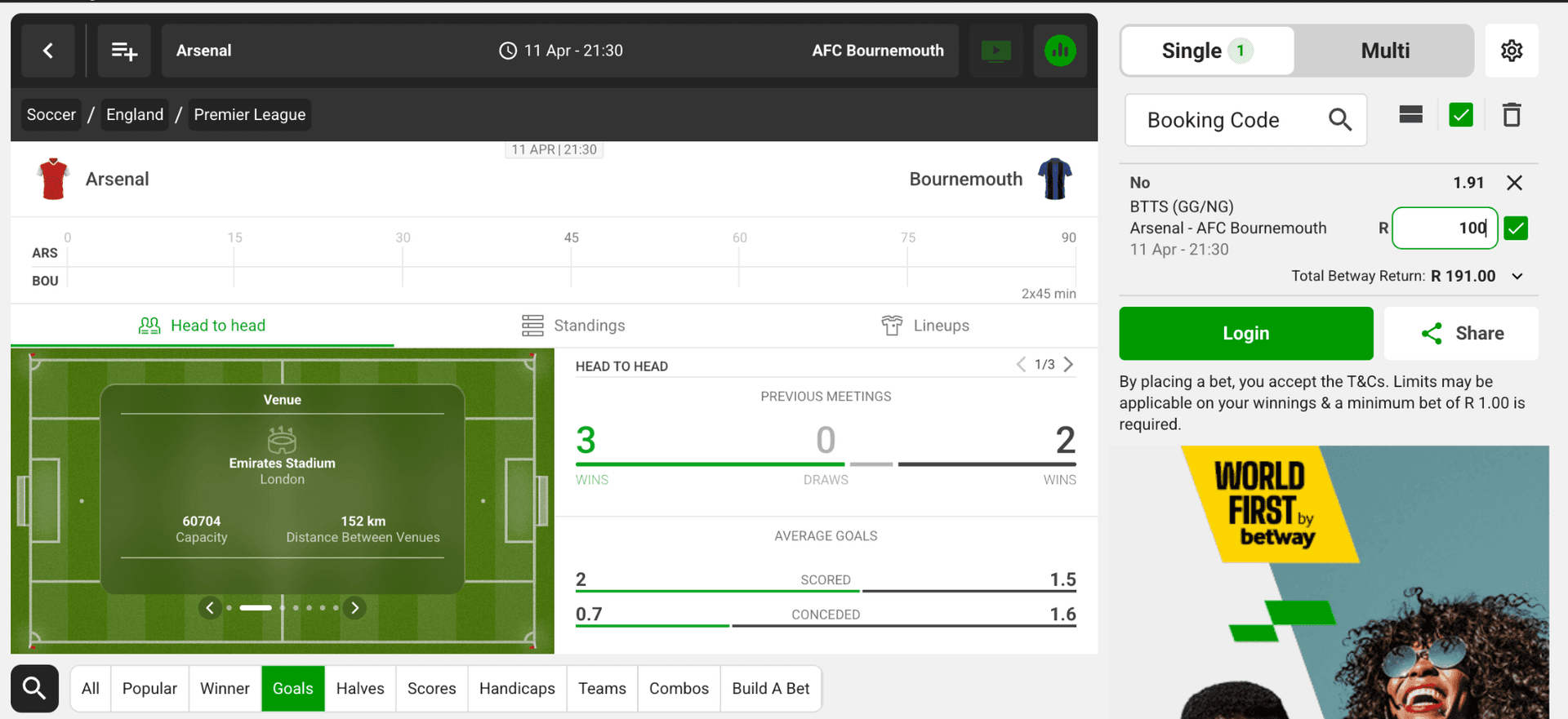 What Is BTTS Betting