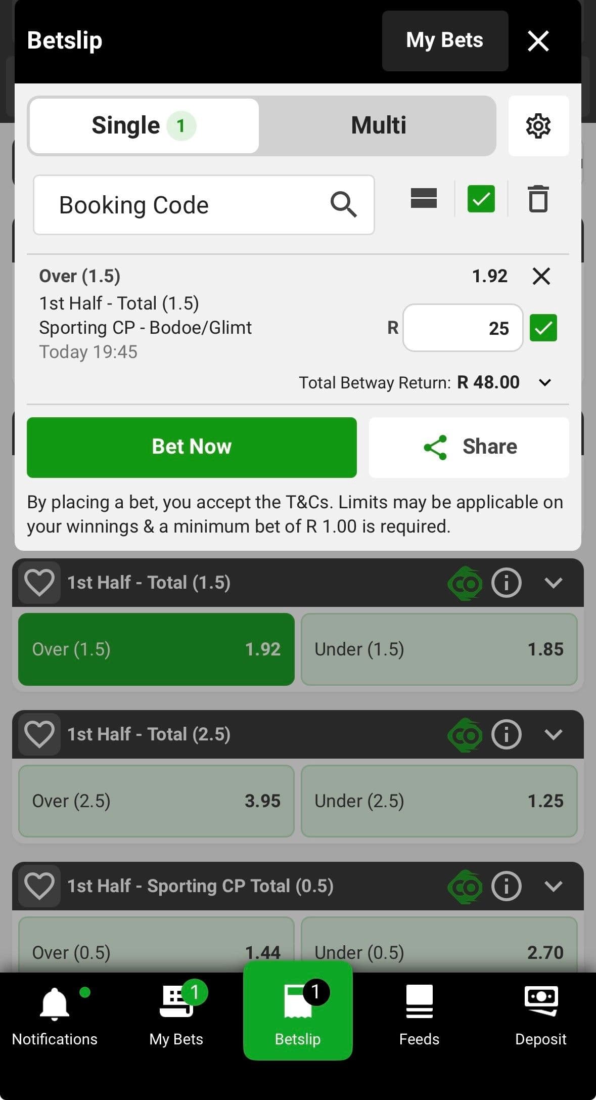 What Is First Half Goals Betting 