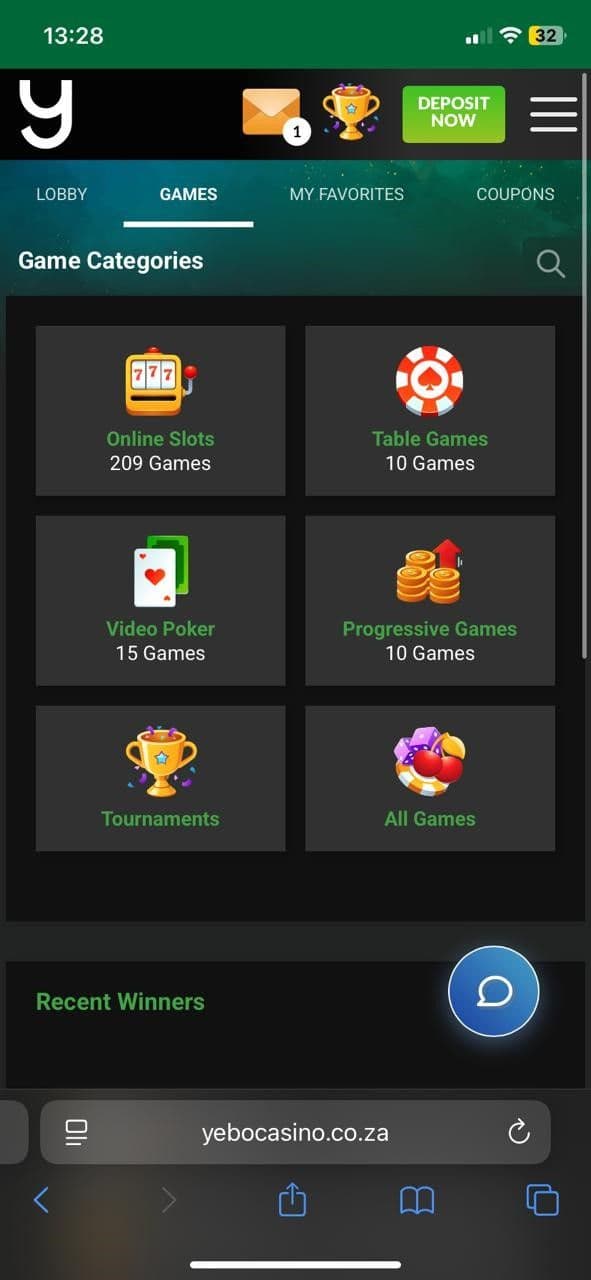 Yebo Casino Promotions 