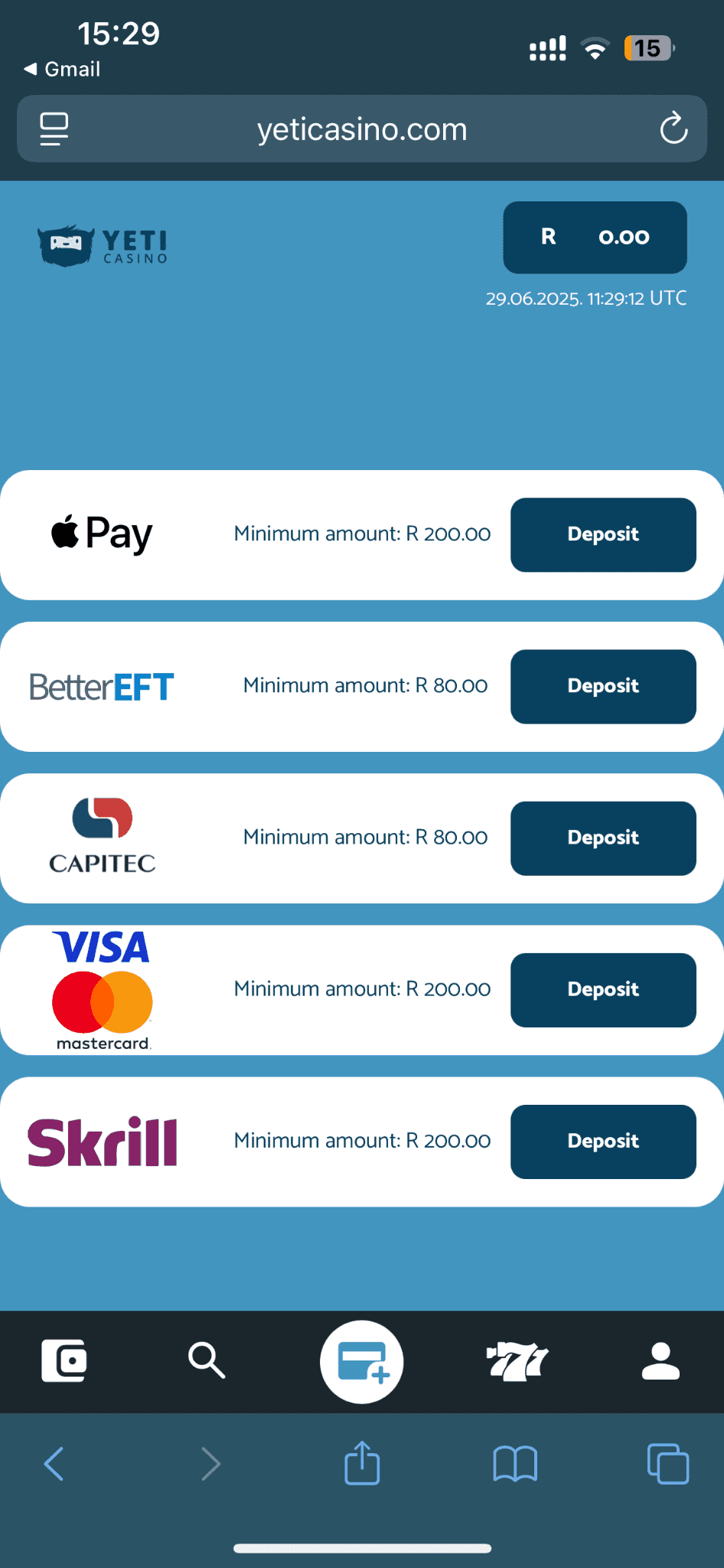 Yeti Casino Welcome Bonus