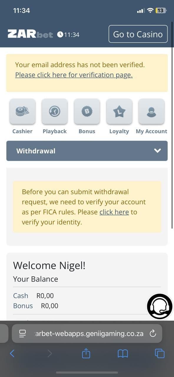 ZARbet Withdrawal Guide