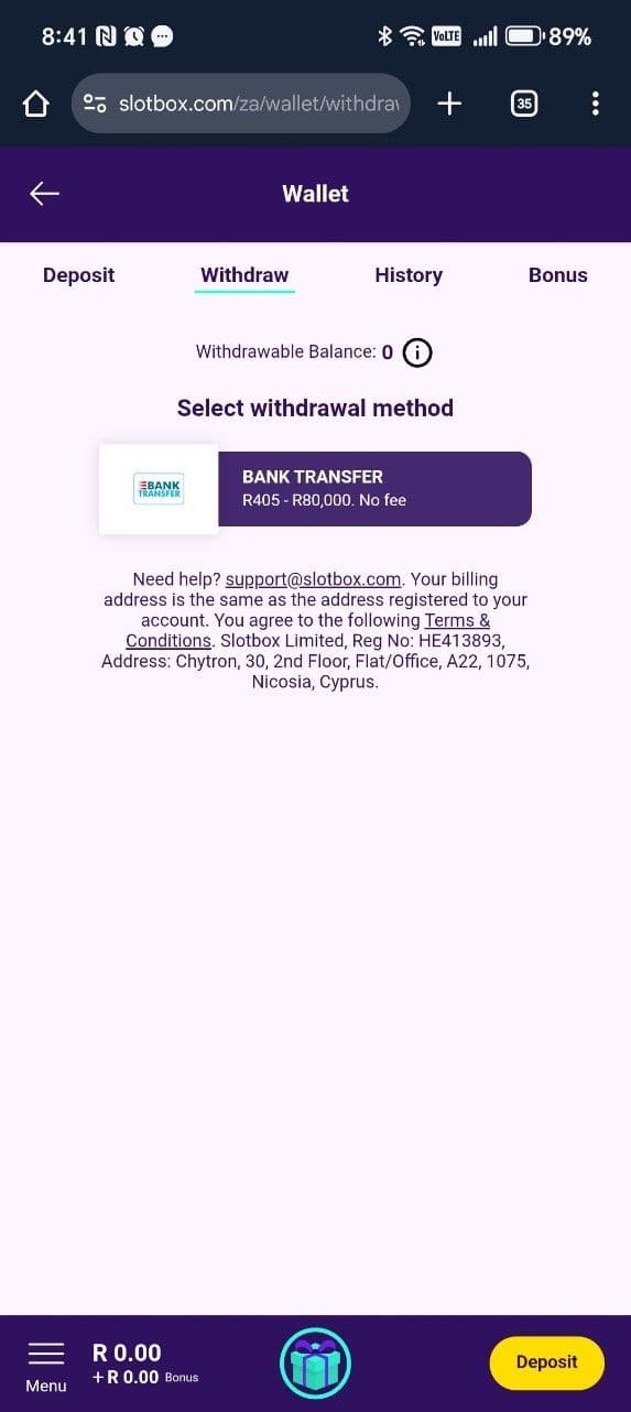 hoose your preferred payment method.