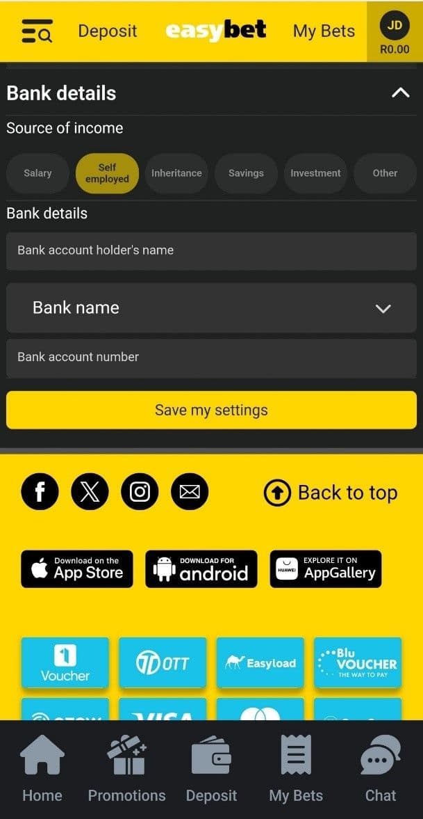 payment method 