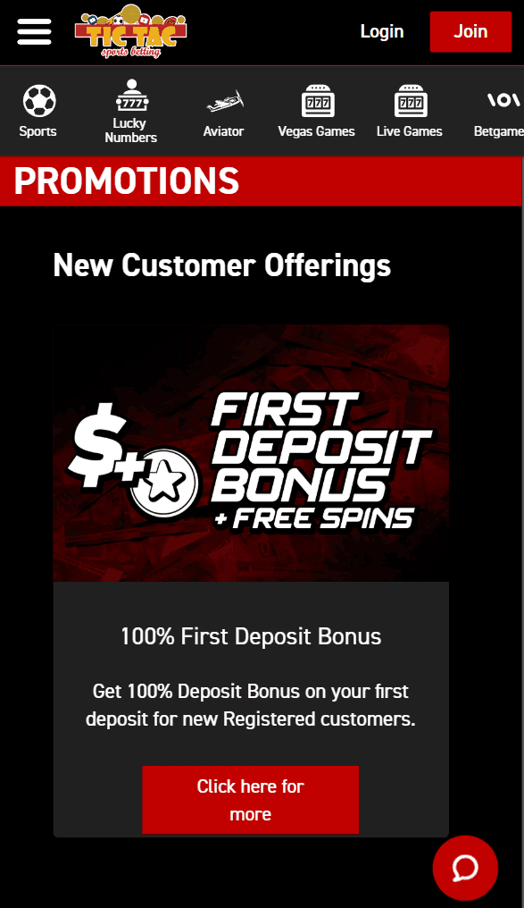 sign up at the South African online casino