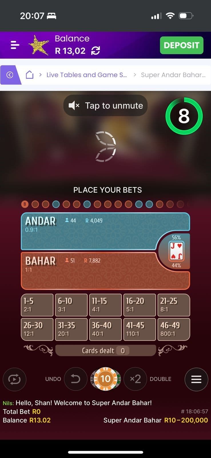 the dealer will place a single card