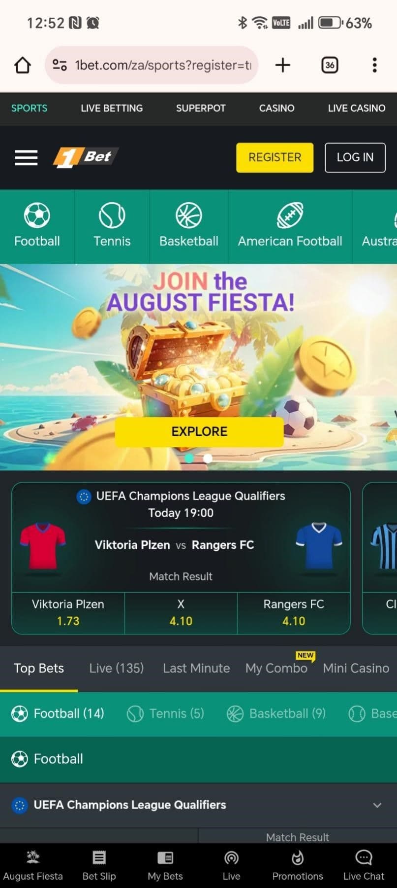 1Bet Sports Betting Review..