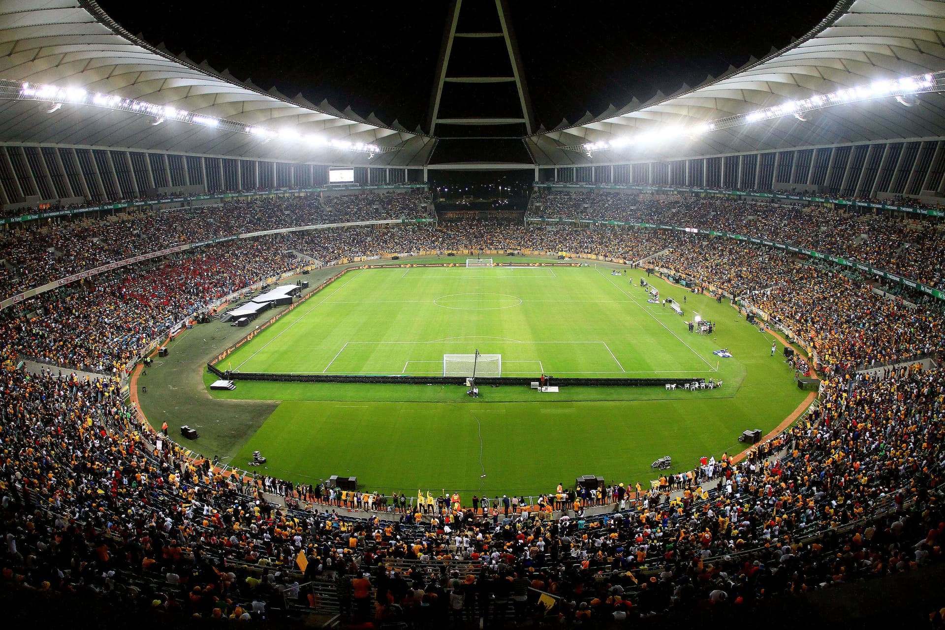 A general views of the Moses Mabhida Stadium