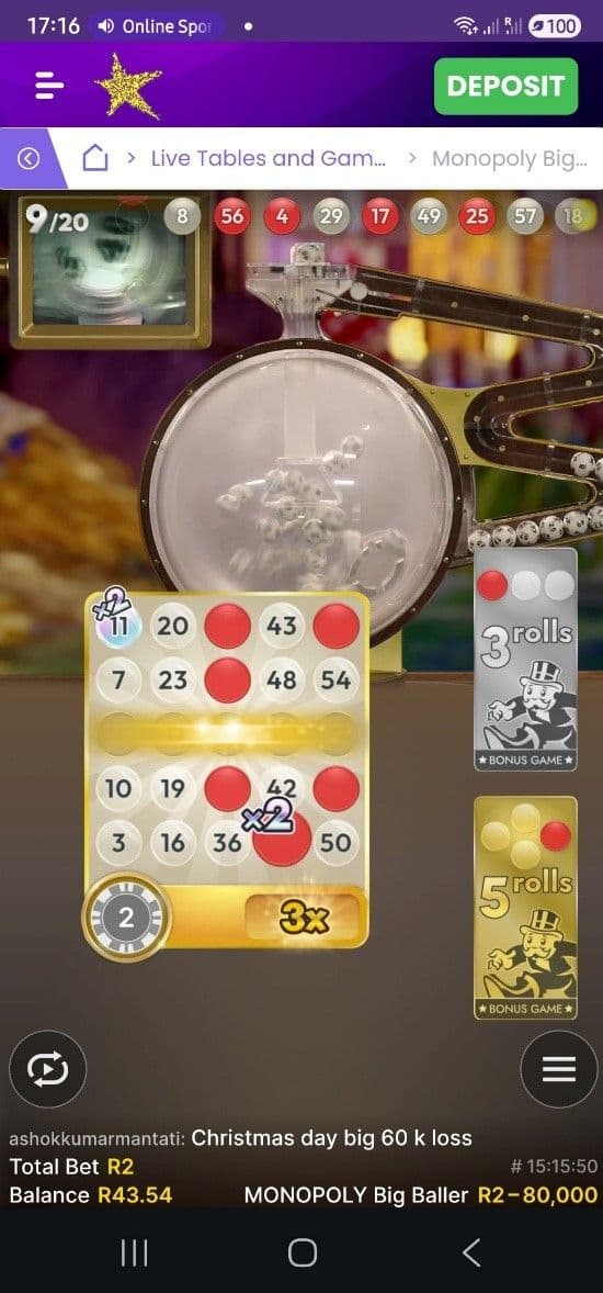 After the time's up, Mr Monopoly will assign random multipliers