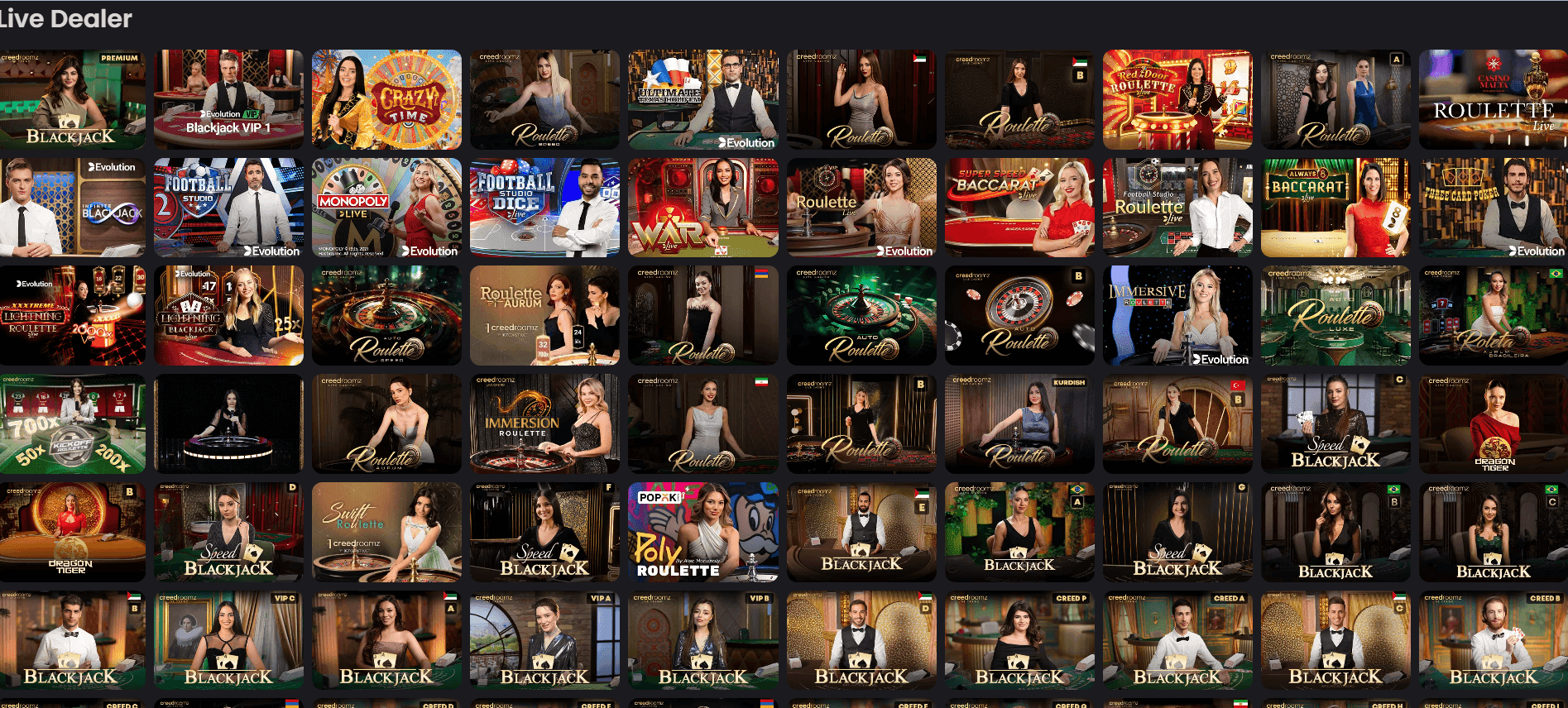 Apex Bets Live Casino