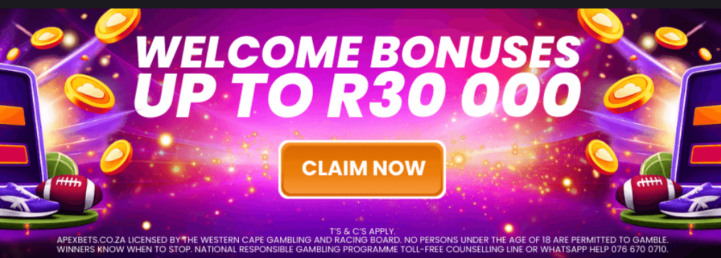 Apex Bets Welcome Bonus