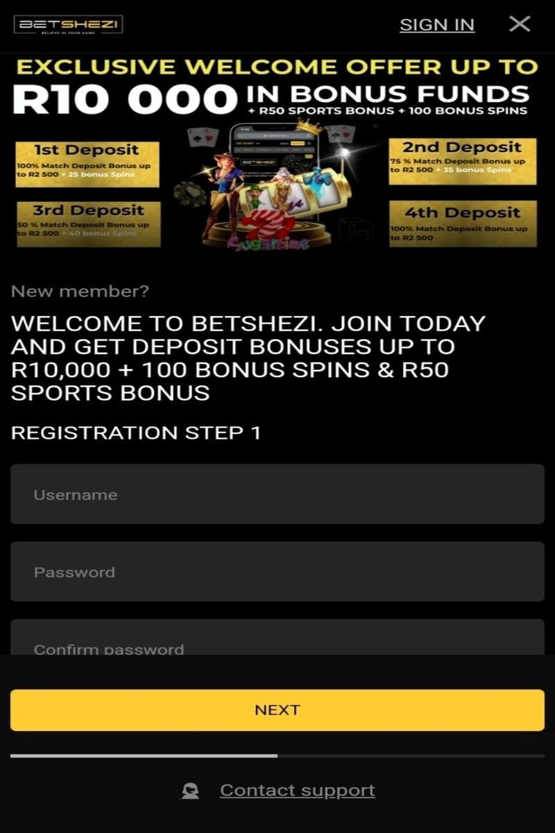 Betshezi Bonuses and Promotions